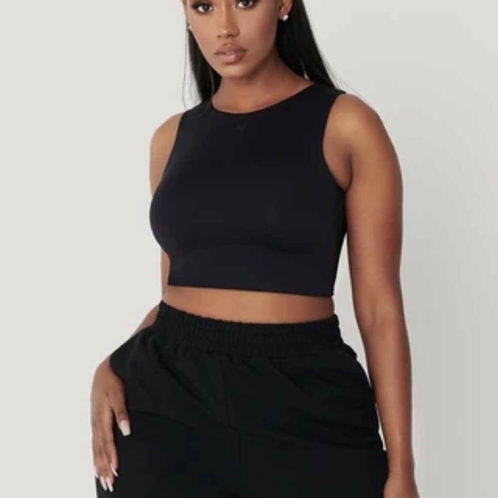 Lina sleeveless crop top MESHKI